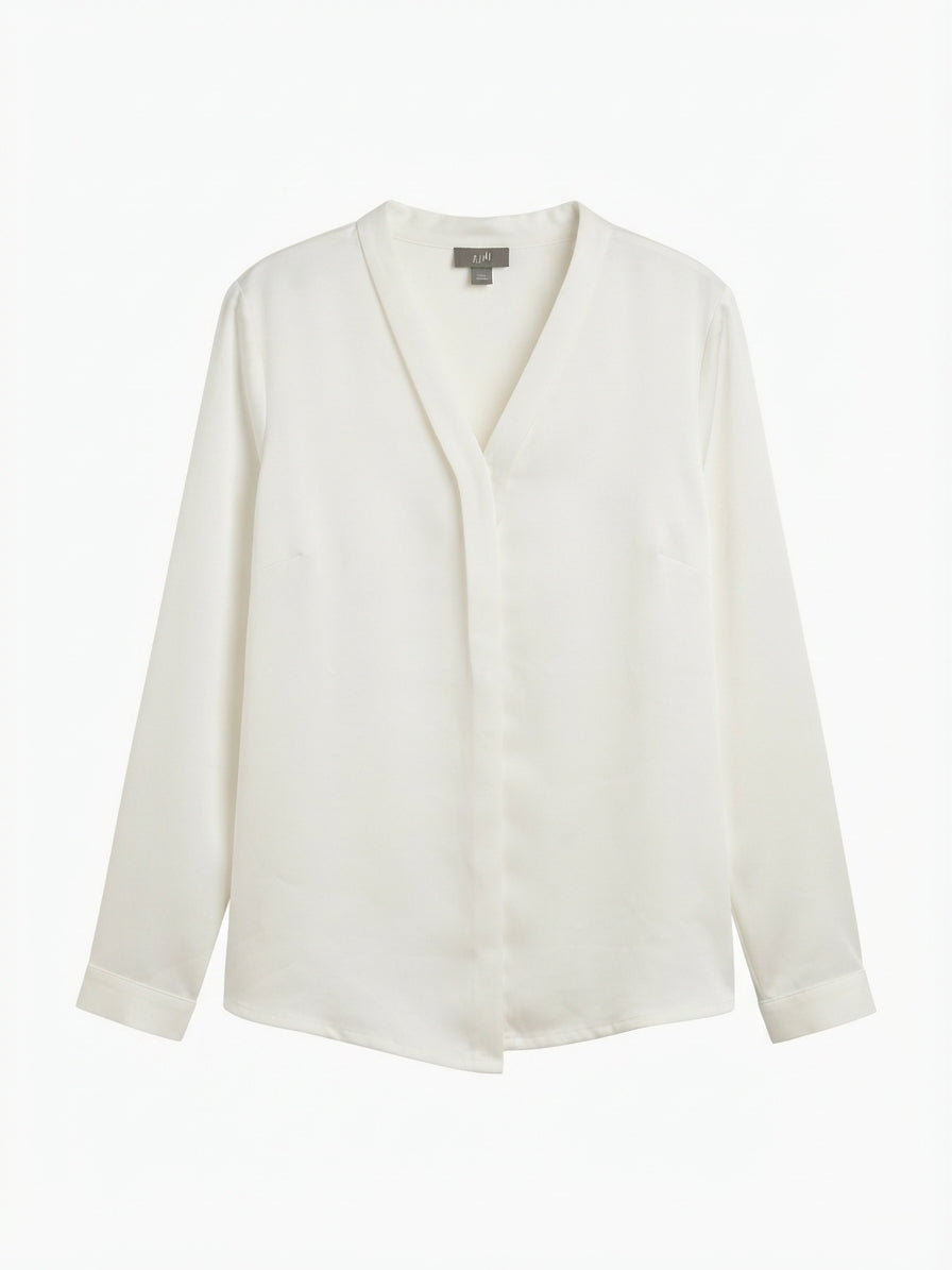 J. Jill · Split Neck Style · Large · Cream