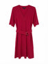 White House Black Market · Belted Dress · Large · Raspberry