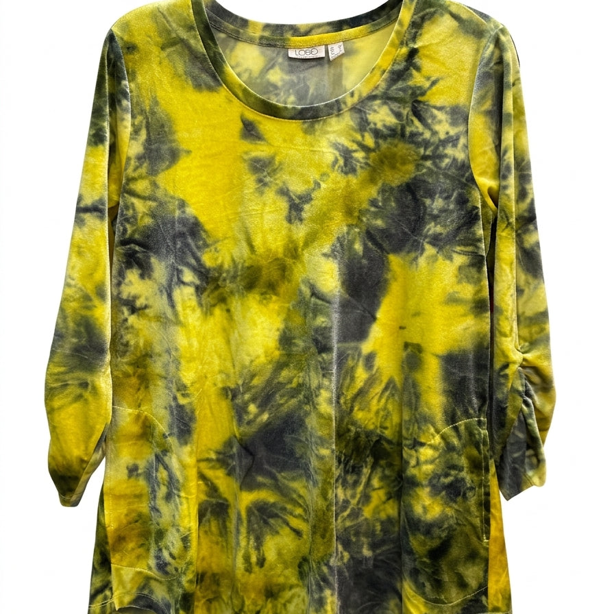 LOGO · Tunic Top · Small · Yellow/Green