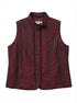 ColdwaterCreek · Vest · 1X · Garnet