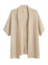 Leith · Open Drape Cardigan · Large · Cream