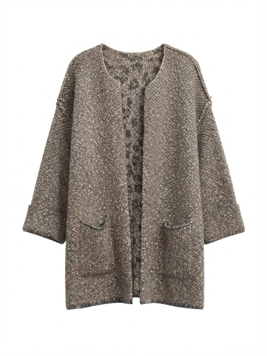 Democracy · Open Drape Cardigan · XLarge · Gray