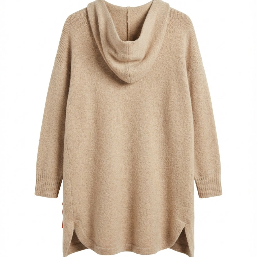 LOFT · Open Drape Cardigan · Large · Oatmeal