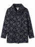 Ellen Tracy · CowlDrape · 1X · Navy Gray