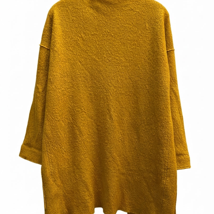 TCR · Open Drape Fashion Cardigan · Large · Mustard