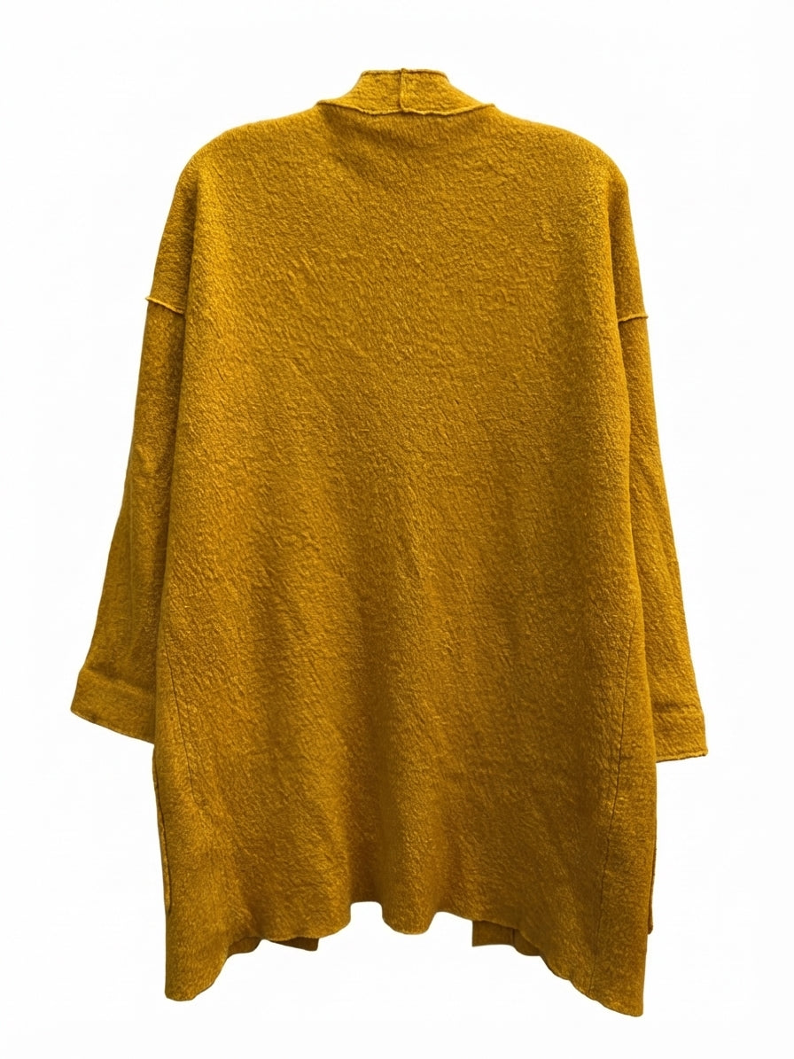 TCR · Open Drape Fashion Cardigan · Large · Mustard