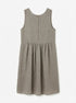 FLAX · Sleeveless Dress · Small · BrownWhite