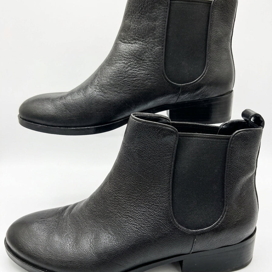 ColeHaan · Landsman Leather Chelsea Bootie · 10 · Black