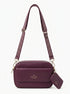 Kate Spade · Rosie Pebbled Leather Flap Camera Bag · Crossbody · Plum
