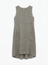 FLAX · Sleeveless Dress · Small · BrownWhite