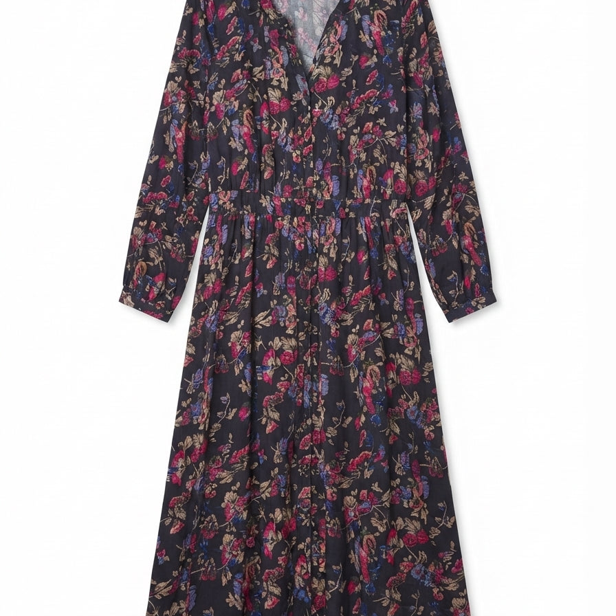 Chaps · Dress · XLarge · Black Floral