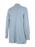 Cyrus · Open Drape Cardigan Button Detail · Large · BabyBlue