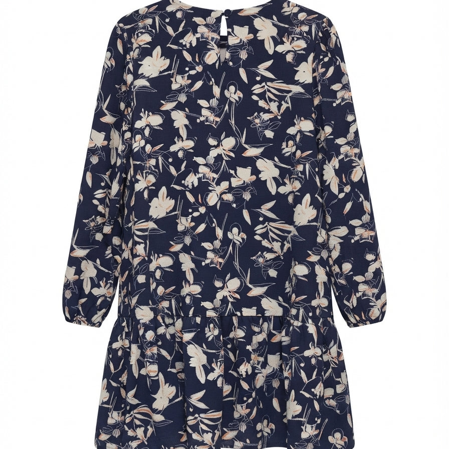 Caslon · Longsleeve Dress · 3X · NavyWhite Floral