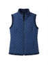 D&Co · Reversible Faux Fur & Quilted Vest · XLarge · Navy
