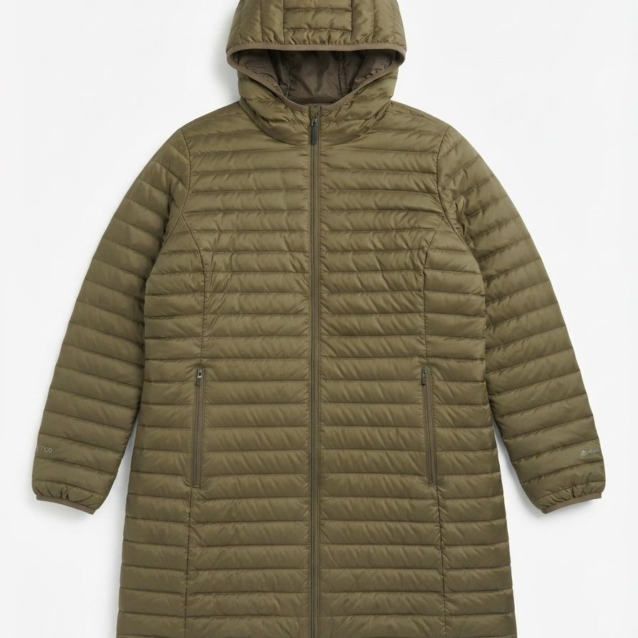 EddieBauer · Quilted Long · XLarge · Moss