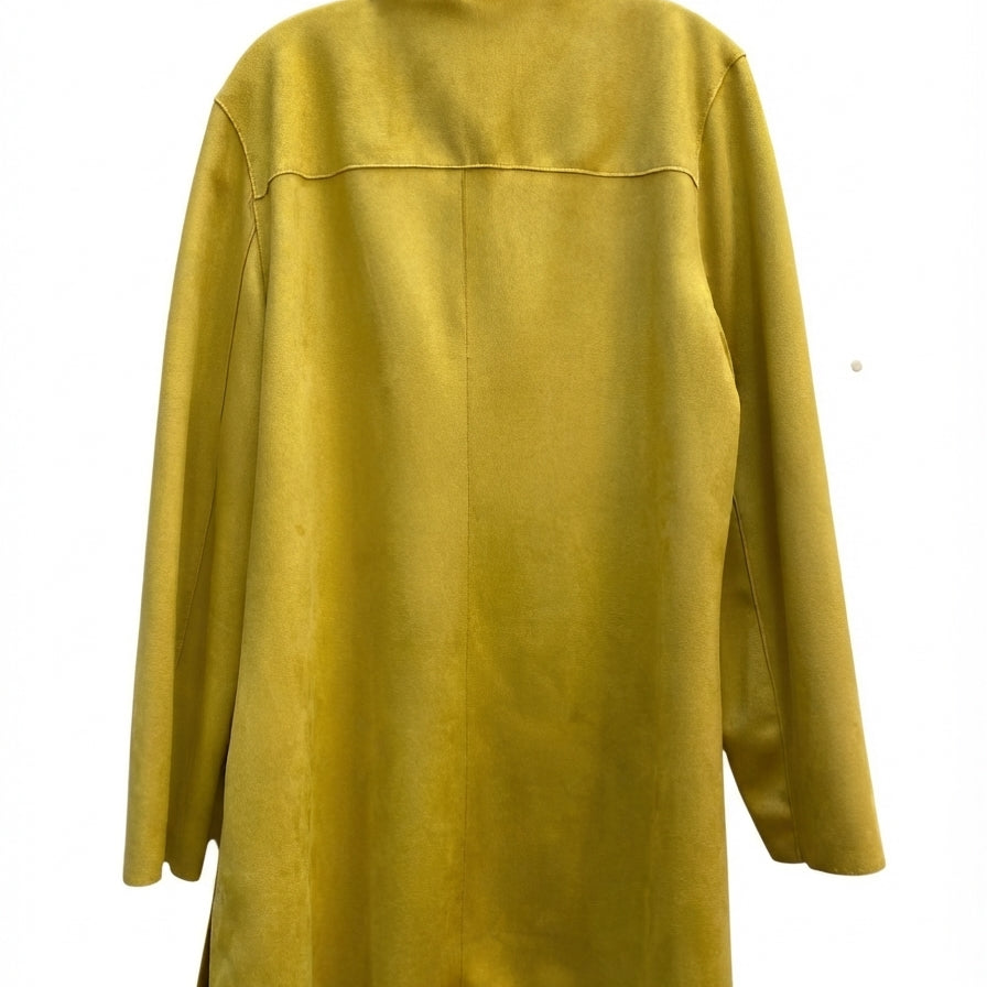 JoanVass · Open Drape Cardigan · XLarge · Dijon