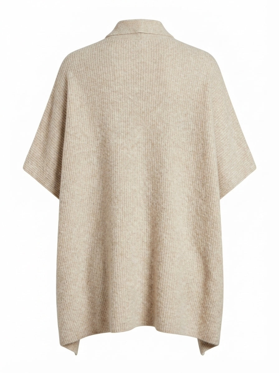 Leith · Open Drape Cardigan · Large · Cream