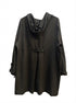 Christian Siriano · Button Up W/ Hood · 2X · Olive