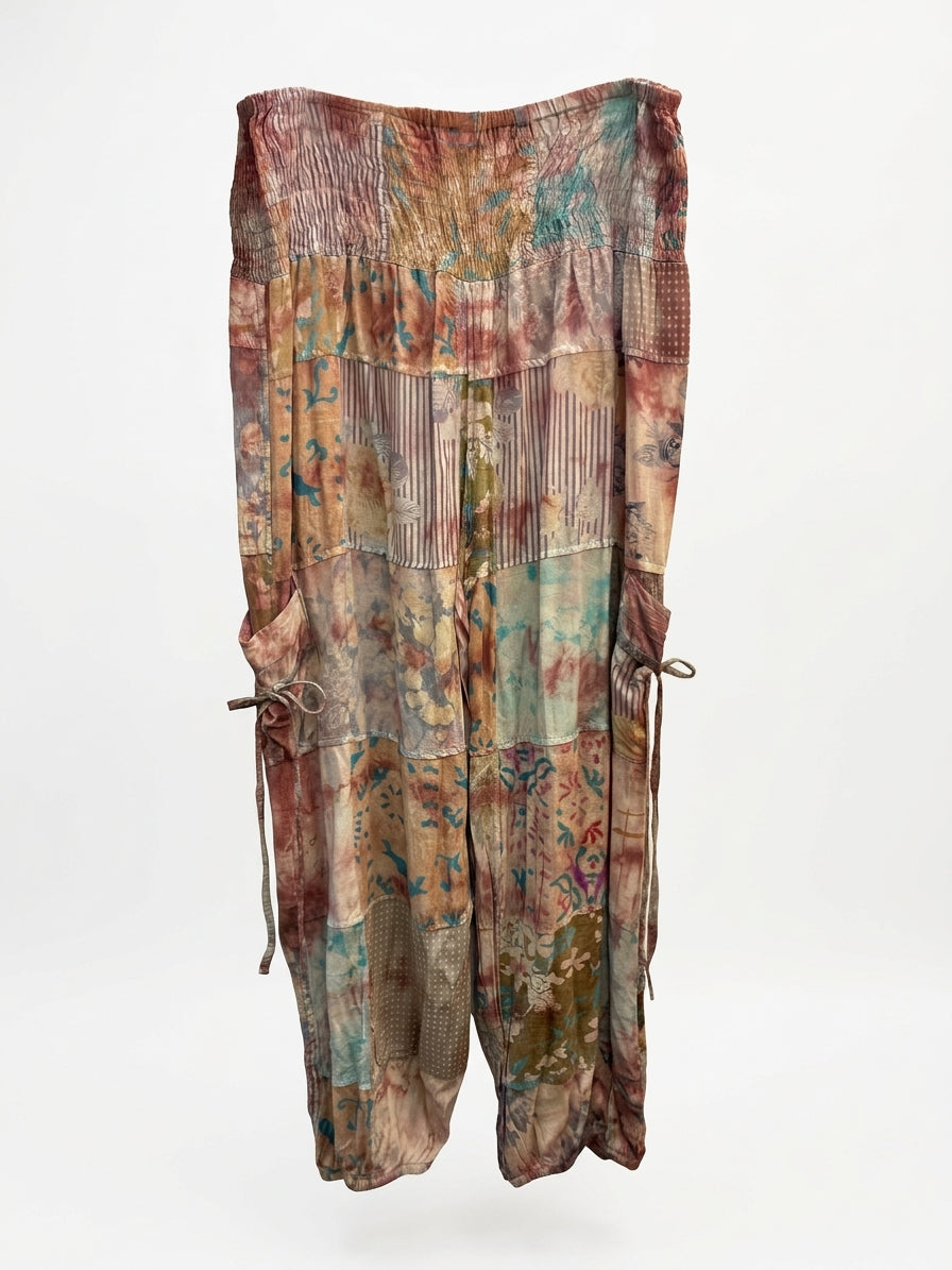Jayli · Smocked Waist · XLarge · BeigeMulti
