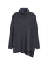 RachelRoy · Turtleneck Tunic Sweater · Medium · NavyGray