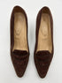 Tod's · Penny Loafer Kitten Heel Pumps · 8.5 · Brown Suede