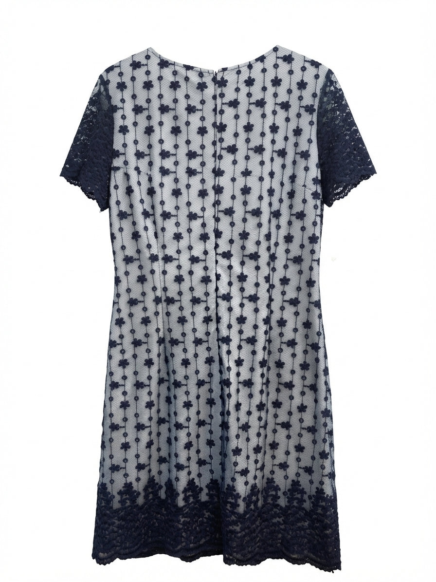 Sharagano · Dress · 14 · NavyBlue