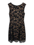 Vince Camuto · Lace Dress · 12 · BlackNude