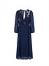 Mistress · Embroidered Maternity Dress · 6 · Navy