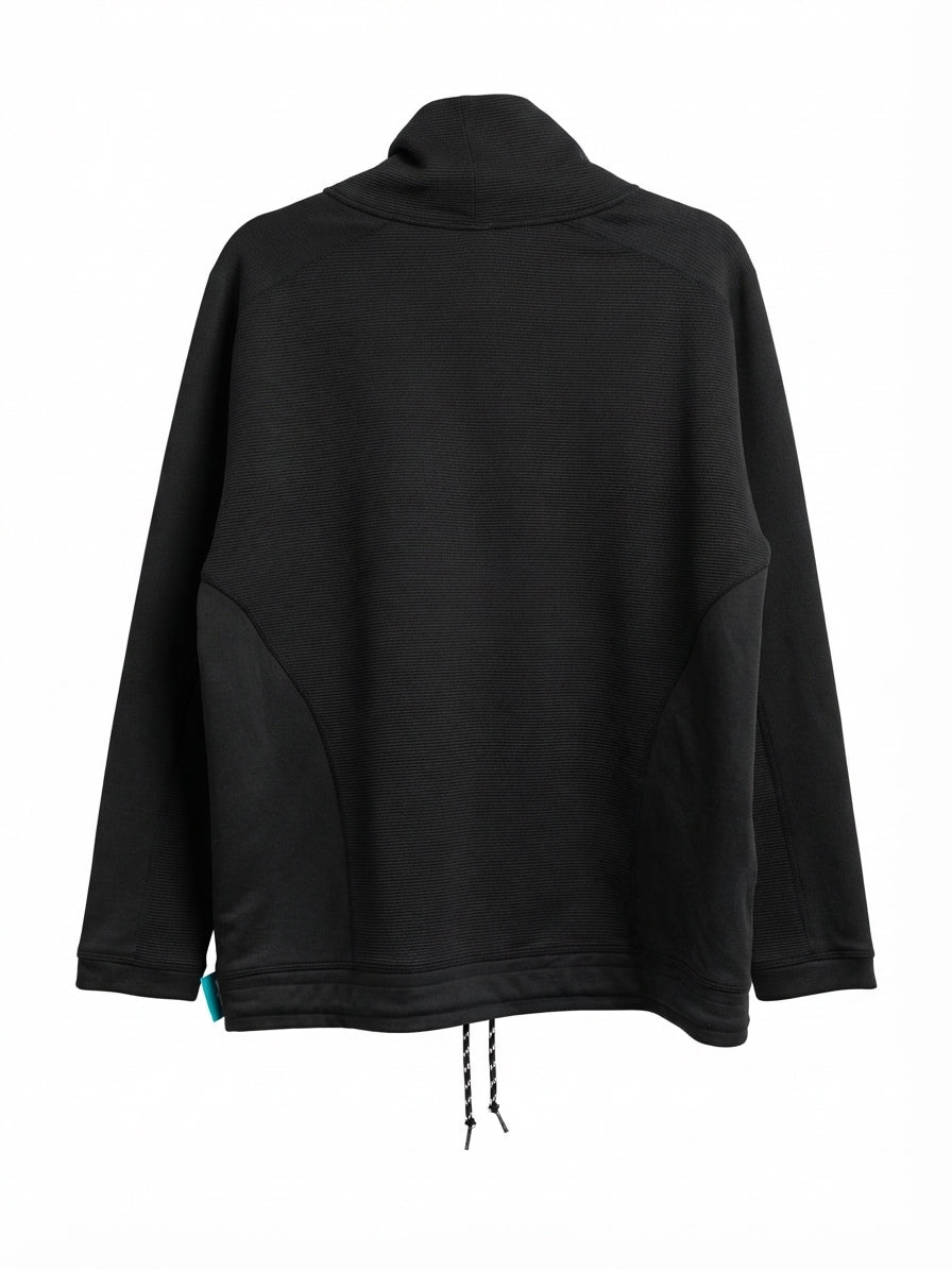 EddieBauer · Mock Neck Top · Large · SoftBlack