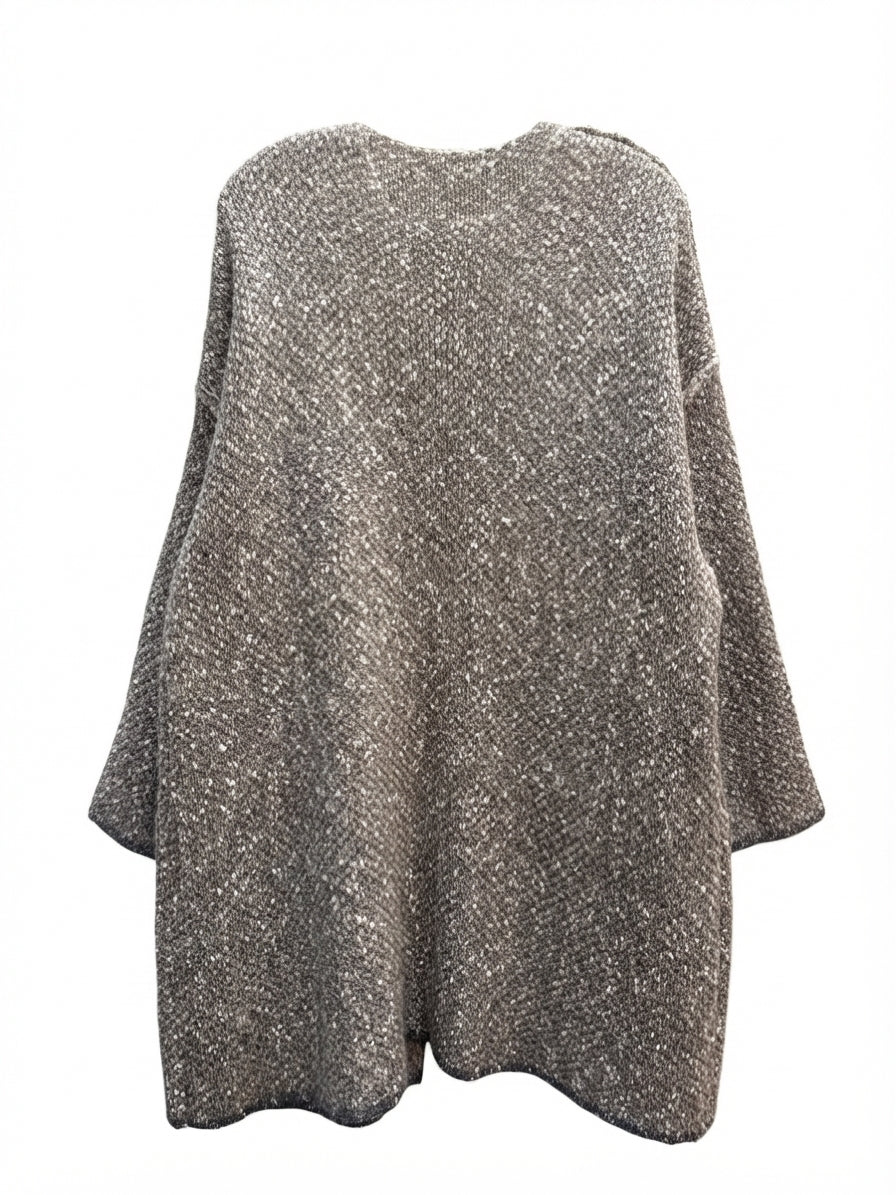 Democracy · Open Drape Cardigan · XLarge · Gray