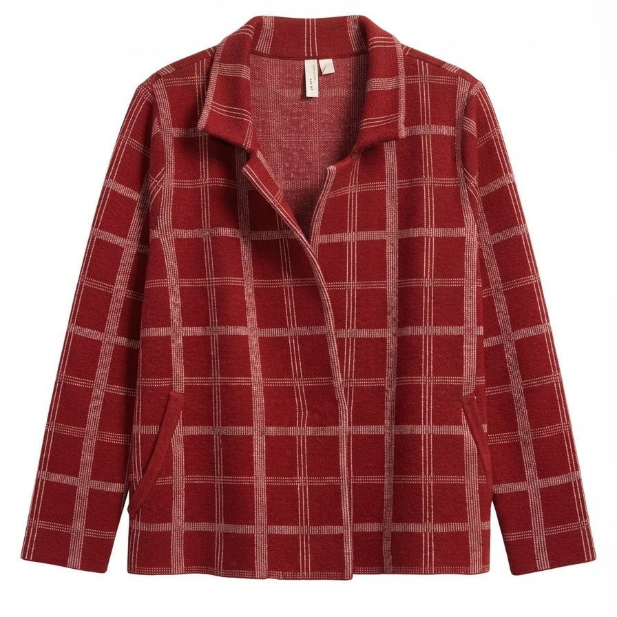 Anthropologie · Moth Window Pane Design · XLarge · BarnRed