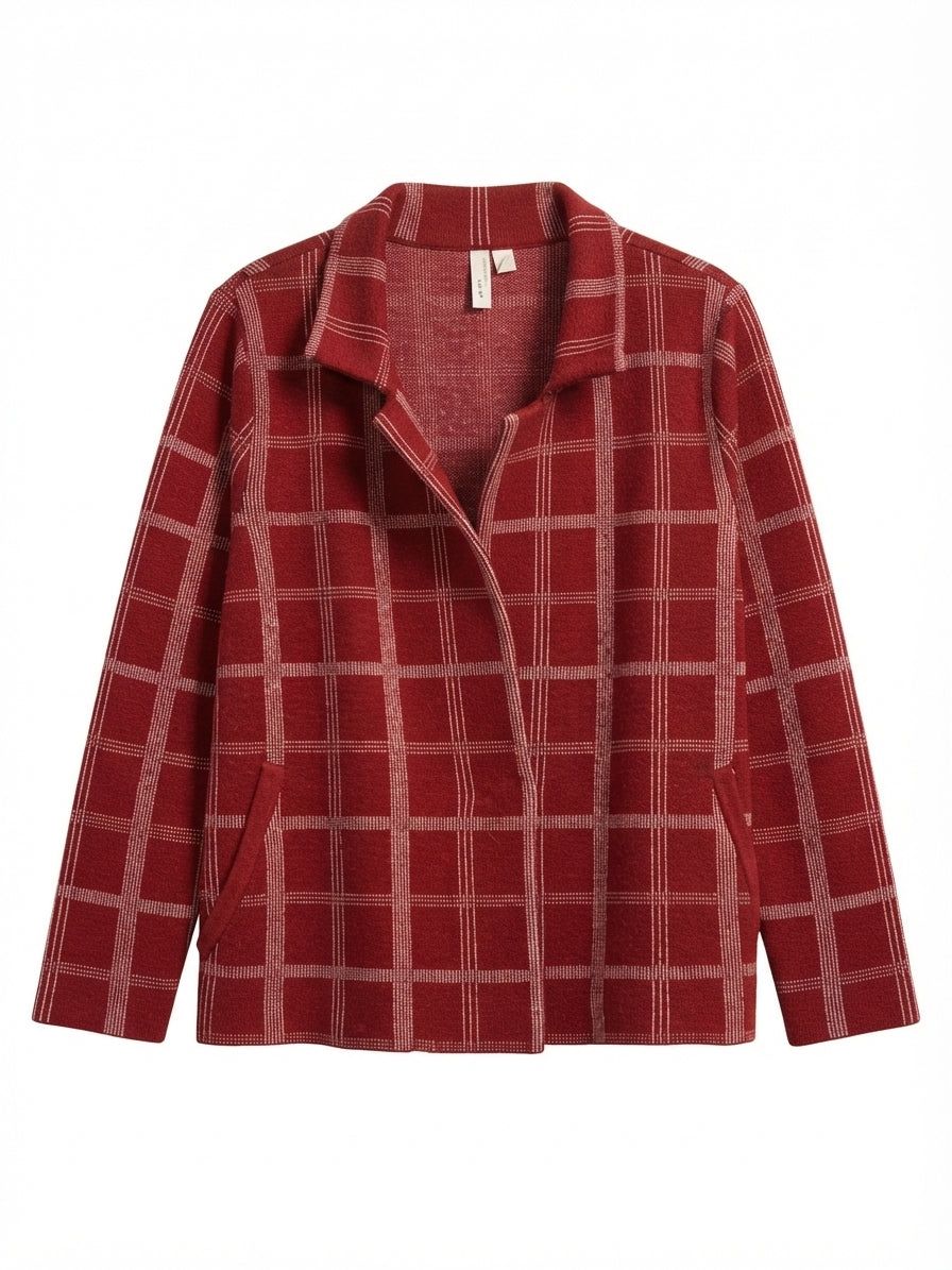 Anthropologie · Moth Window Pane Design · XLarge · BarnRed
