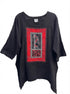 Brie Kriebel Clothing · Wearable Art Top · XLarge · BlackRed