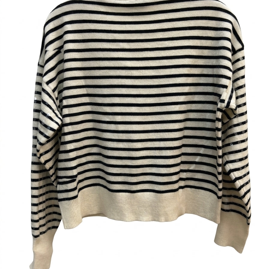 Lucy Paris · Lucy Paris Striped Sweater · Small P · Cream/Black