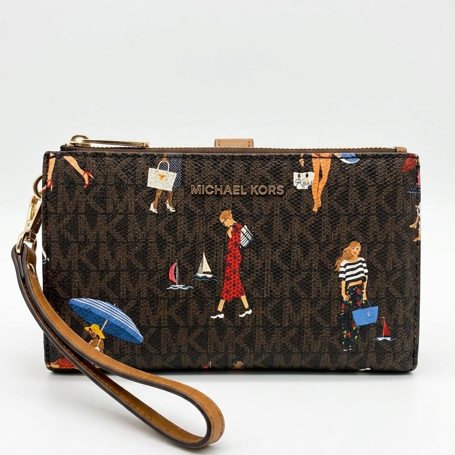 Michael Kors · Jet Set Wristlet · Phone Wristlet · TanMulti