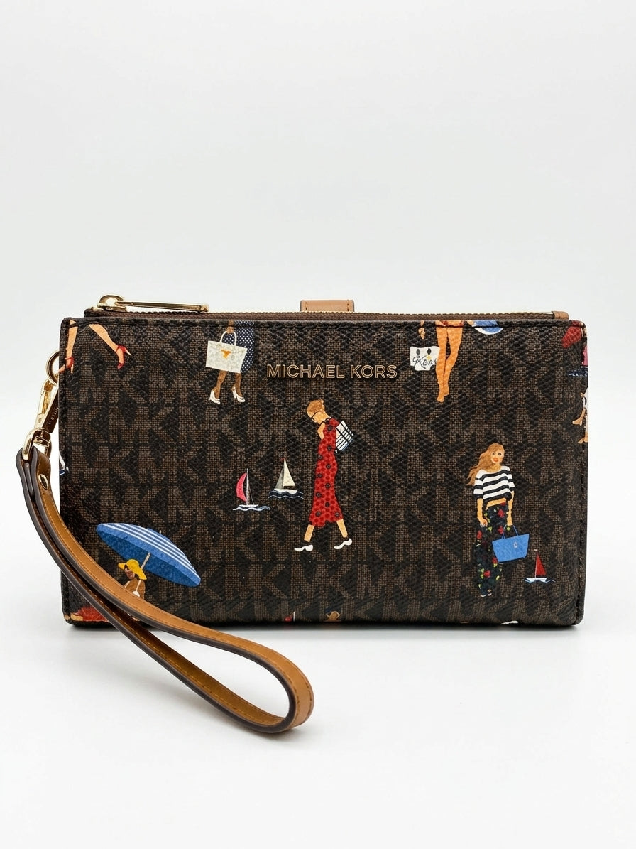 Michael Kors · Jet Set Wristlet · Phone Wristlet · TanMulti