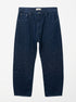 Madewell · Sparkly Bejeweled Balloon Jeans · 12 · Dark Blue