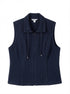 Chris&Banks · Zip Up Vest Waffled texture · XLarge · Navy