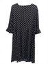 Connected Apparel · Dress · 22 · Black White