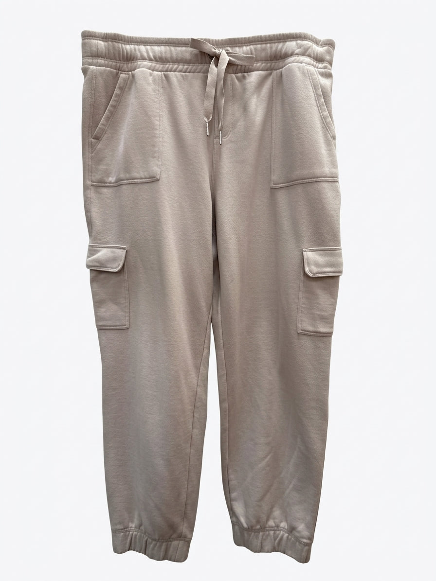 Calvin Klein · Cargo Style Lounge Pants · 1X · Ecru