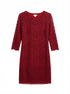 Garnet Hill · Red Lace Overlay · 8 · Red
