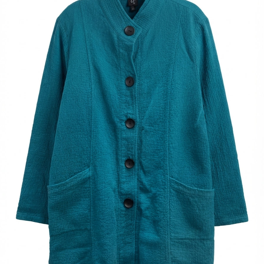 Focus By JJ · Jacket · Medium · Teal