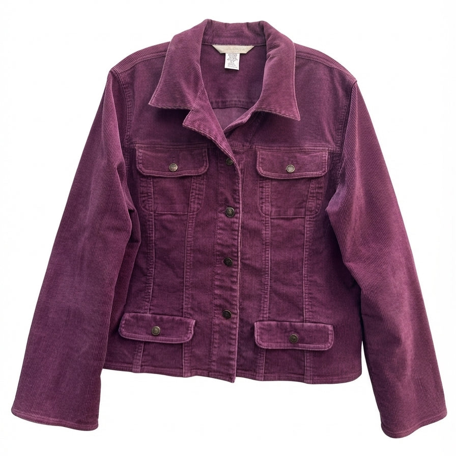 Chadwicks · Corduroy Jacket · 14 · Berry