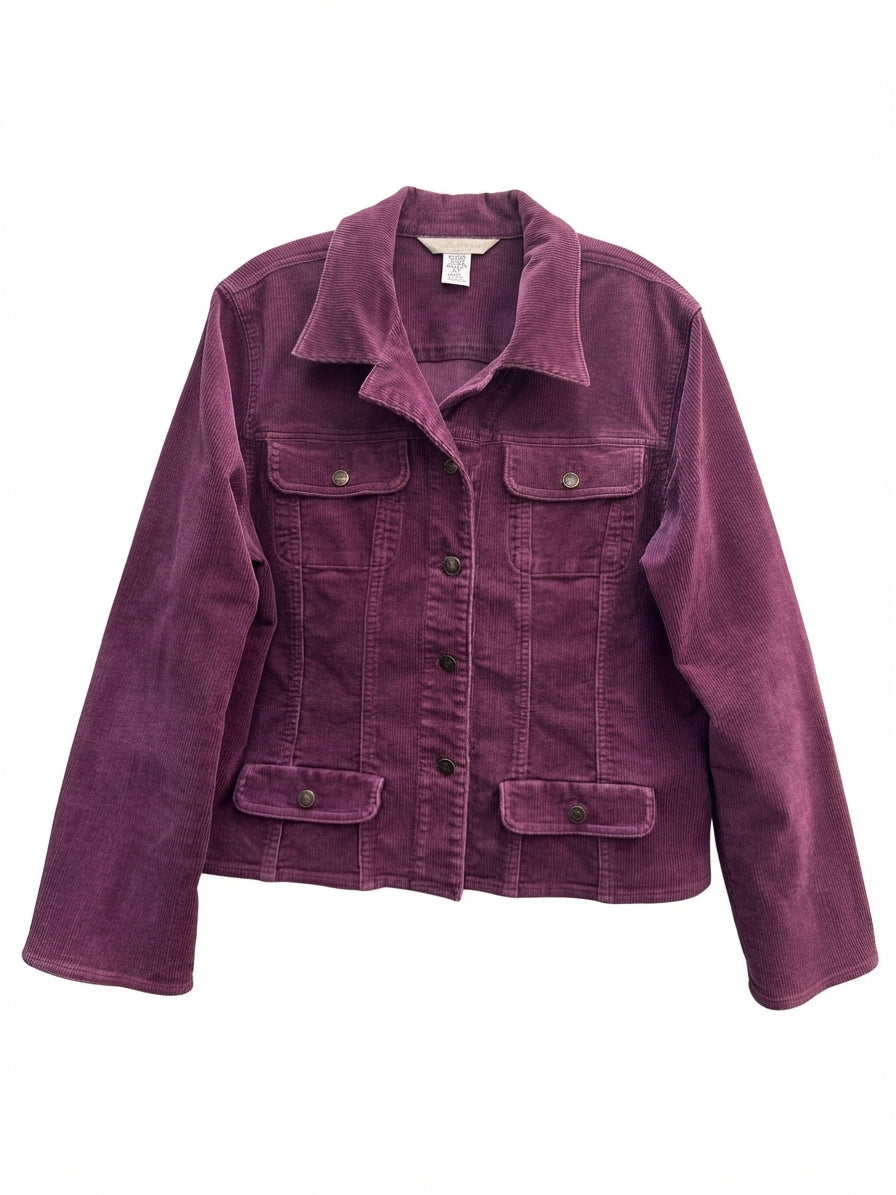 Chadwicks · Corduroy Jacket · 14 · Berry