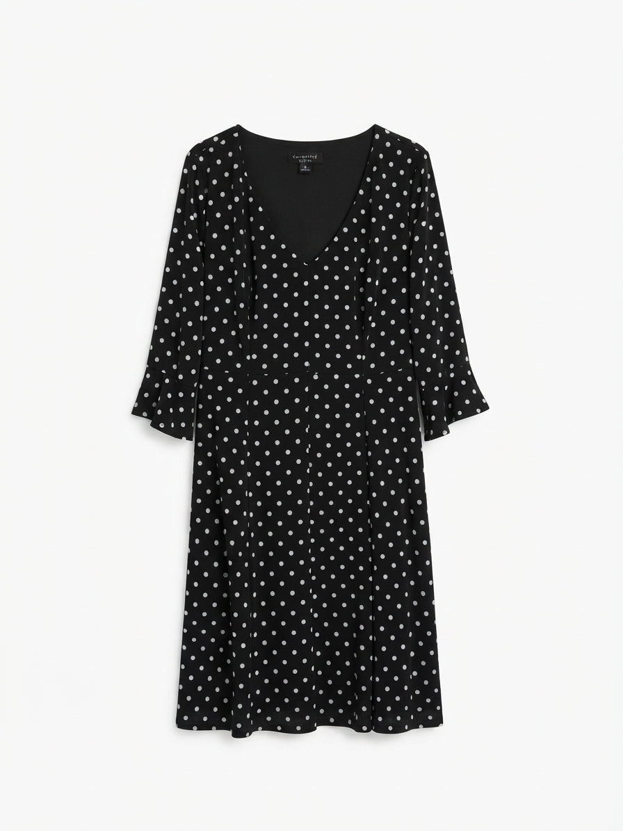 Connected Apparel · Dress · 22 · Black White
