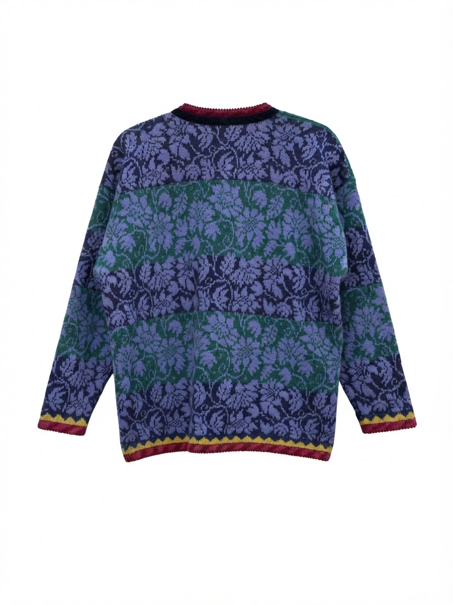 Oleana · Sweater · Medium · BlueMulti