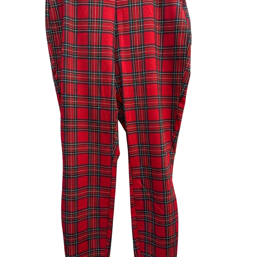NanetteLepore · ComfortWaistCapris · Large · RedMulti