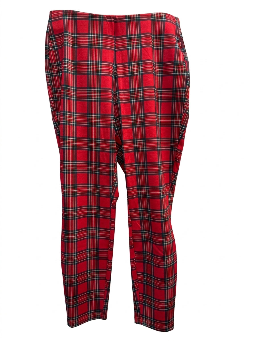 NanetteLepore · ComfortWaistCapris · Large · RedMulti