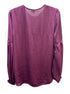 CAbi · The Beguile Blouse · Medium · Aubergine