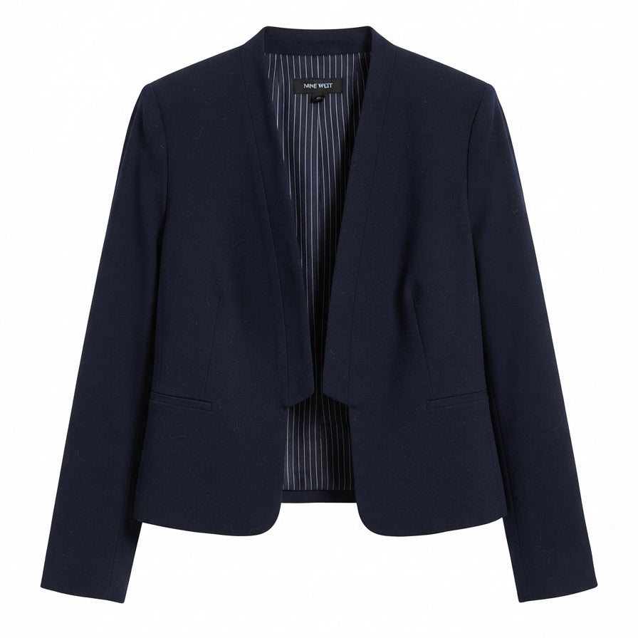Nine West · Blazer · 10 · Navy